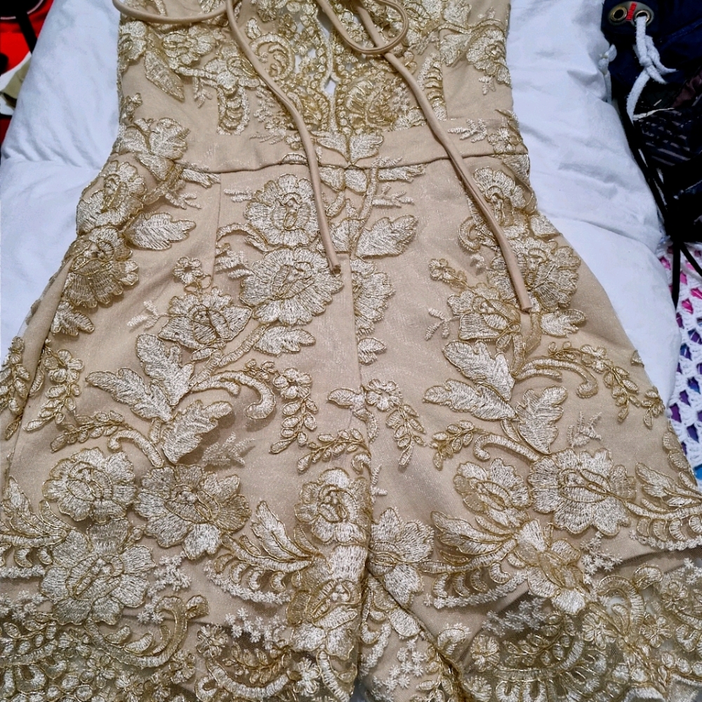 Sunshine Gold Playsuit